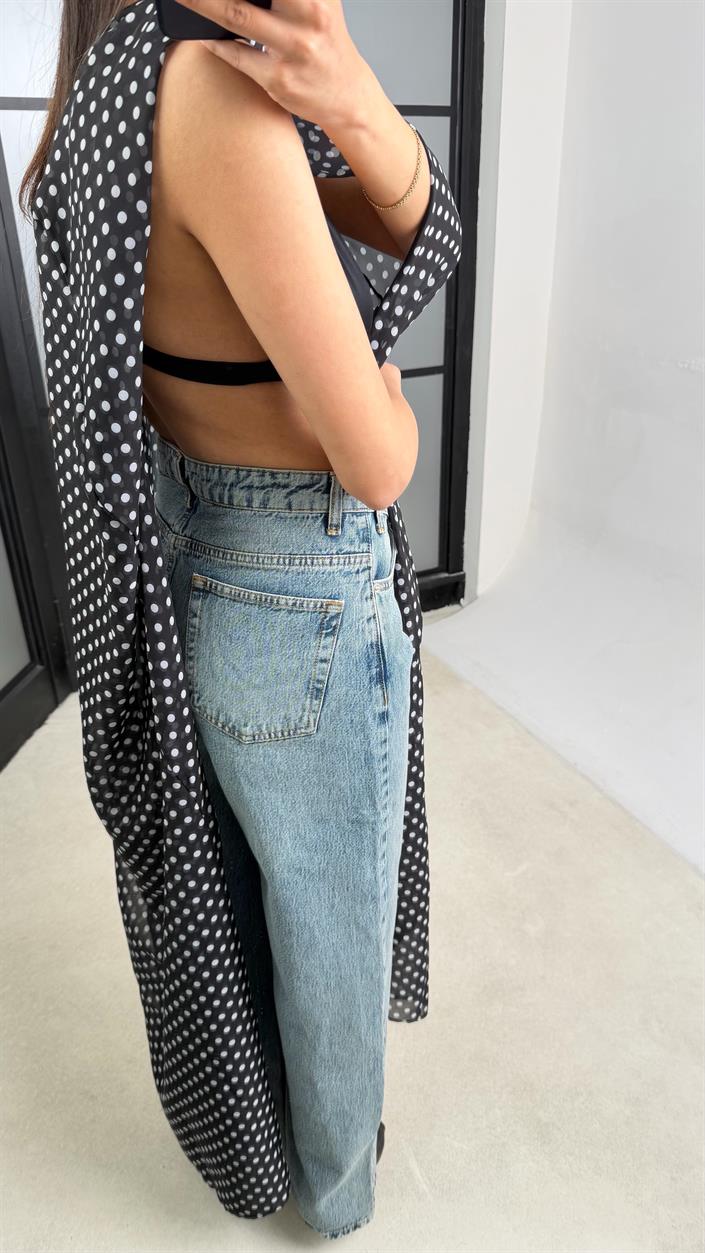 Mavi Bel Detaylı Premium Jean GAUS-01461