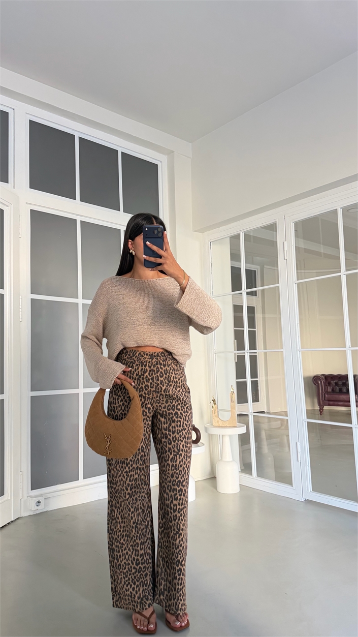 Leopar Leopar Desenli Jean GAUS-02069