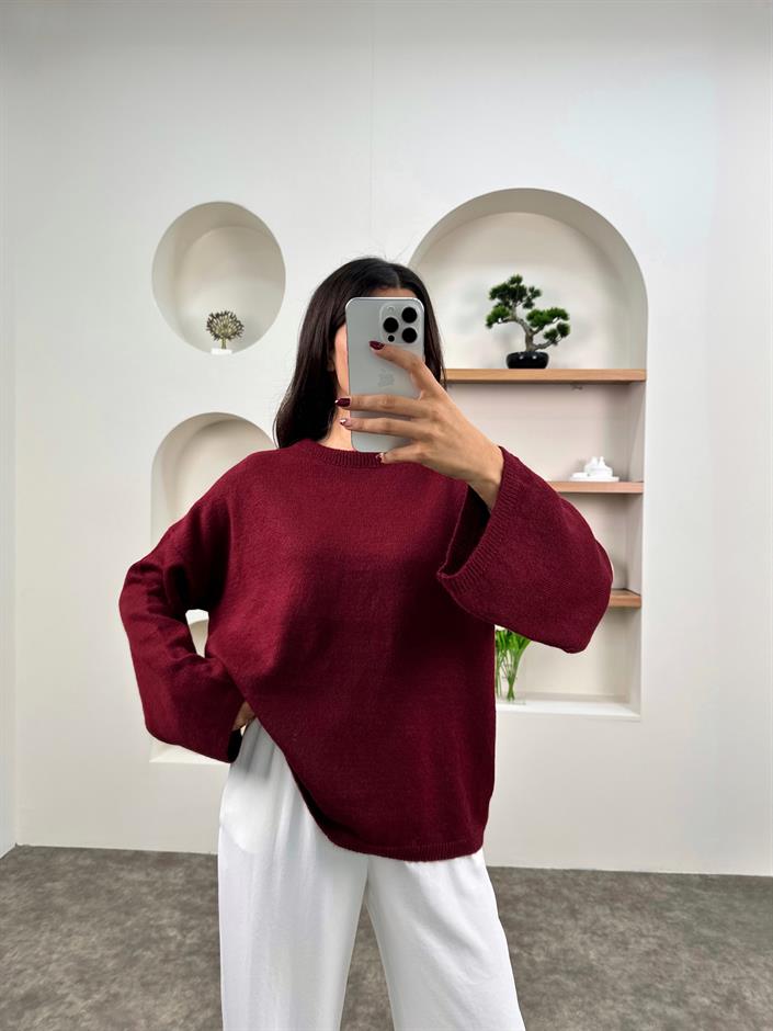 Wolf Bordo Basic Salaş Kazak