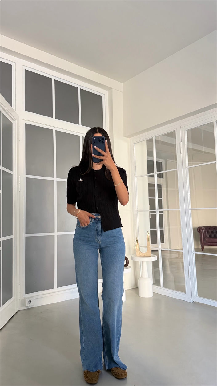 Mavi Kesik Paça Push Up Jean GAUS-02070