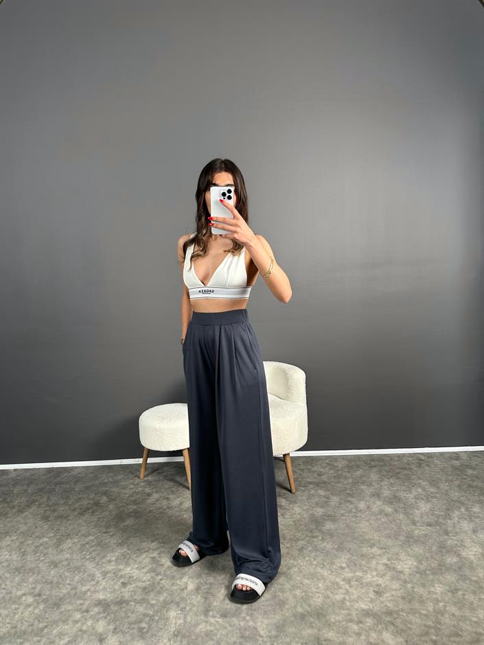 Anja Füme Pike Modal Kumaş Pantolon