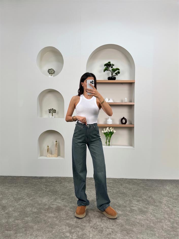 Aer Eskitme Straight Premium Tasarım Jean 