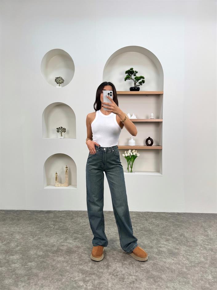 Aer Eskitme Straight Premium Tasarım Jean 