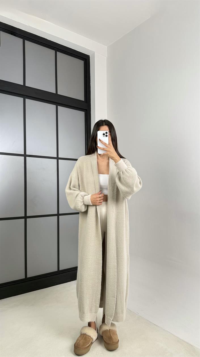 Vizon Uzun Oversize Triko Hırka GAUS-00157