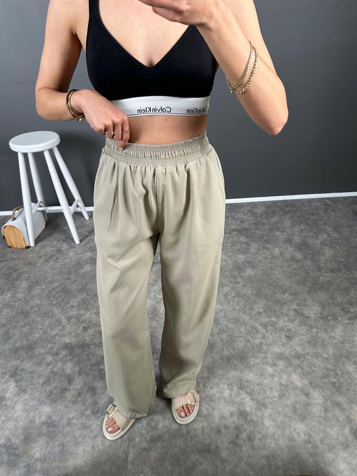 Jovia Haki Premium Gabardin Pantolon