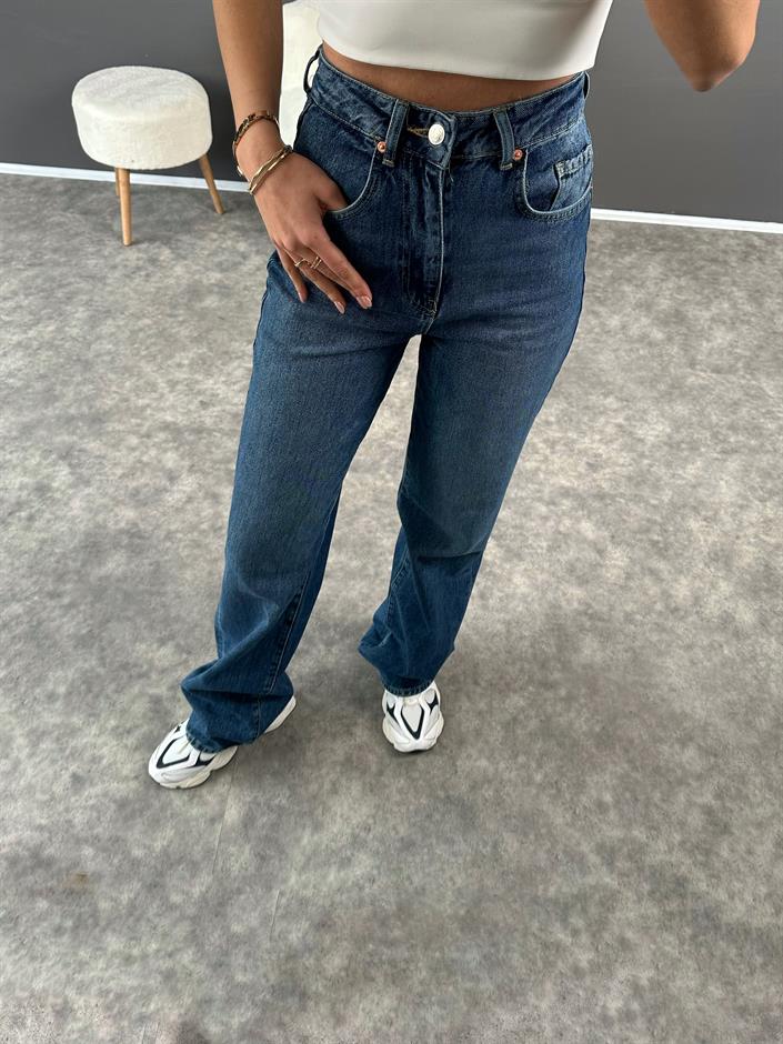GR Dark Blue Wide Leg Jean