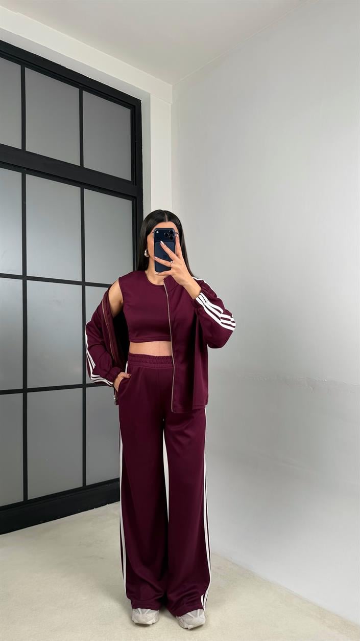 Mürdüm 3lü Şerit Detaylı Modal Takım GAUS-01140