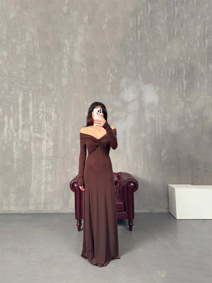 Sonia Kahve Madonna Yaka Pinterest Elbise