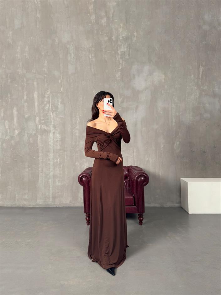Sonia Kahve Madonna Yaka Pinterest Elbise