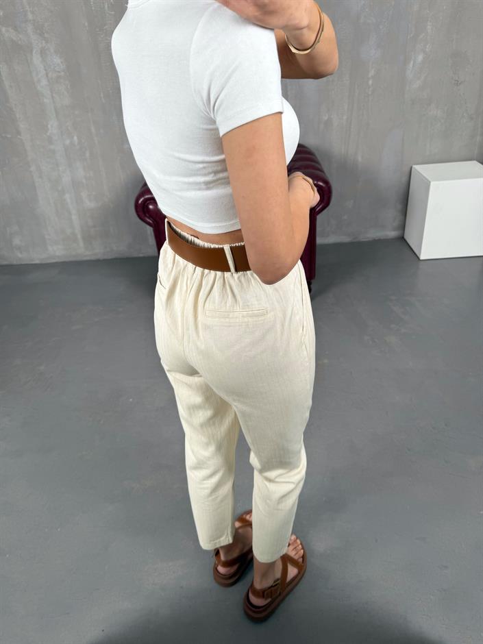 Taş Kemerli Havuç Pantolon Gaus00032