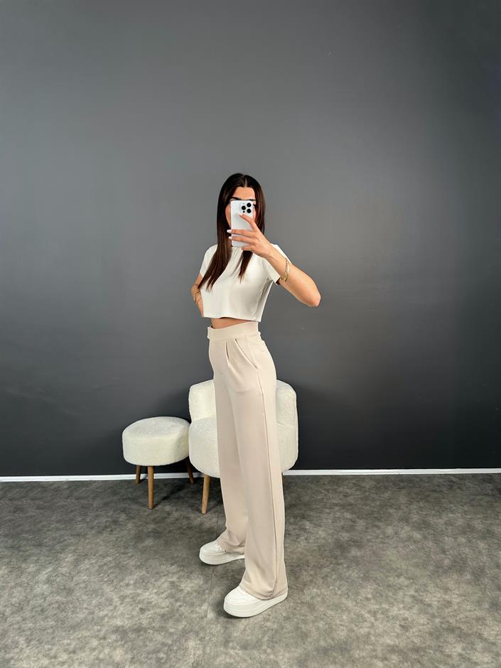 Riona Taş Cırt Bantlı Pantolon