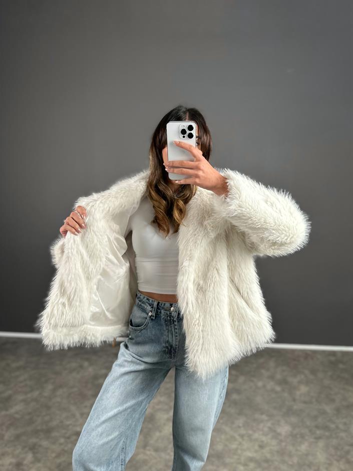 ZR Muadil Ekru Viral Kürk 