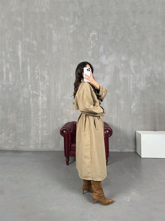 Jordi Vizon Kuşaklı Trençkot