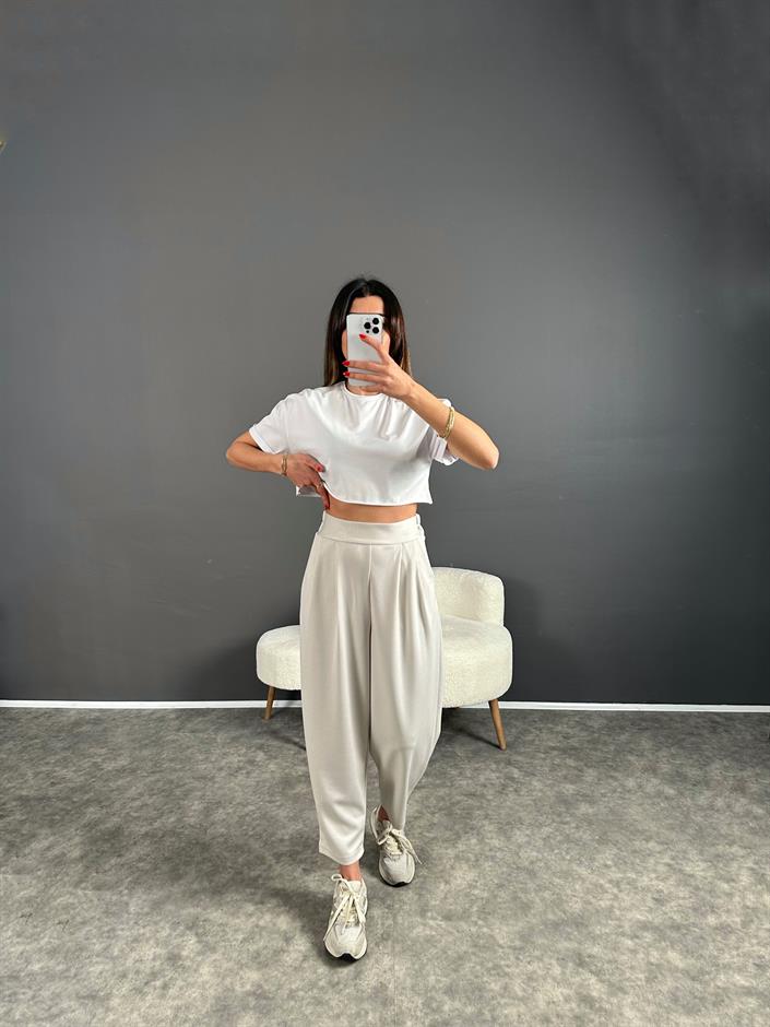 Wulf Taş Modal Kumaş Şalvar Pantolon