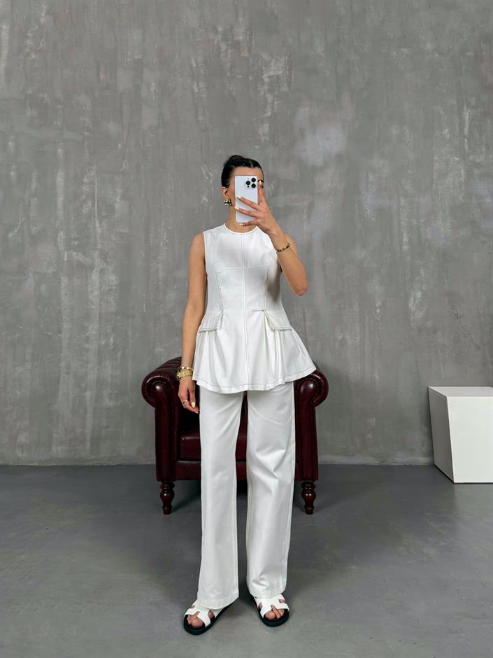 Beyaz Denim Takım BYZ01