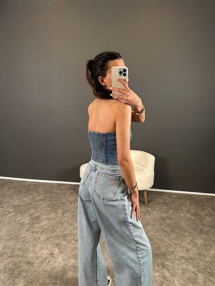 Kot Arkası Lastikli Straplez 