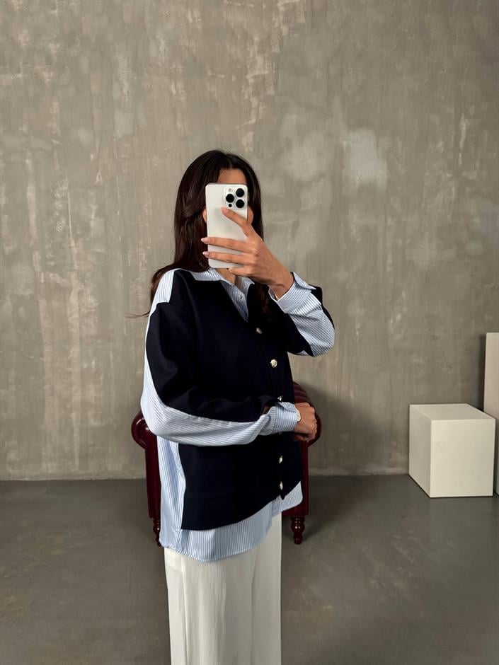 Nico Gömlek Detaylı Düğmeli Hırka