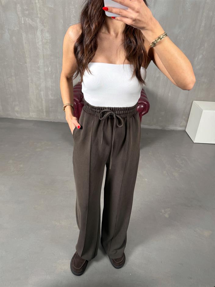 Vilde Acı Kahve Çımalı Yıkamalı Oys Muadil Pantolon