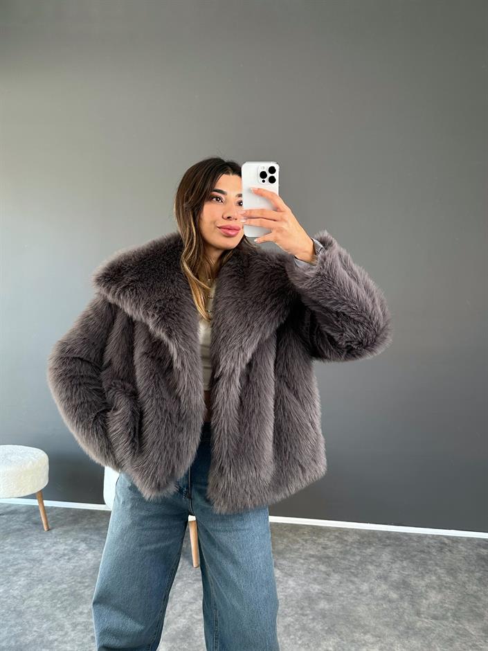 ZR Muadil Gri  Viral Kürk