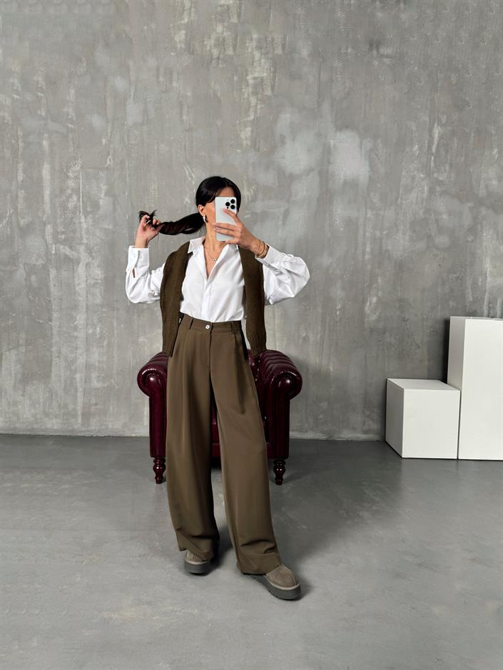 Desse Haki Bol Paça Pantolon