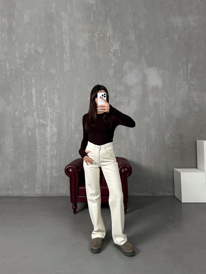 Revin Taş ZR Model Wide Leg Jean