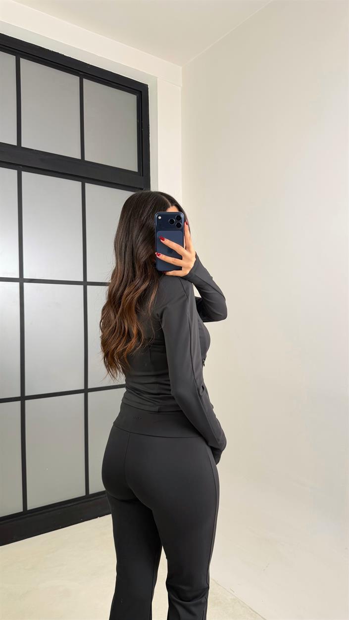 Siyah OYS Muadil Hırka Pantolon İkili Takım GAUS-00798