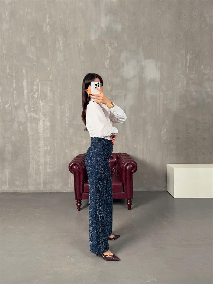 Moris Koyu Mavi ZR Model Straight Jean