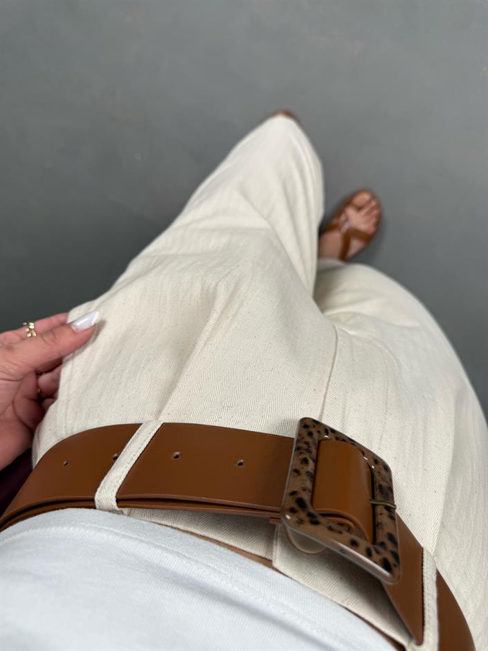 Taş Kemerli Havuç Pantolon Gaus00032