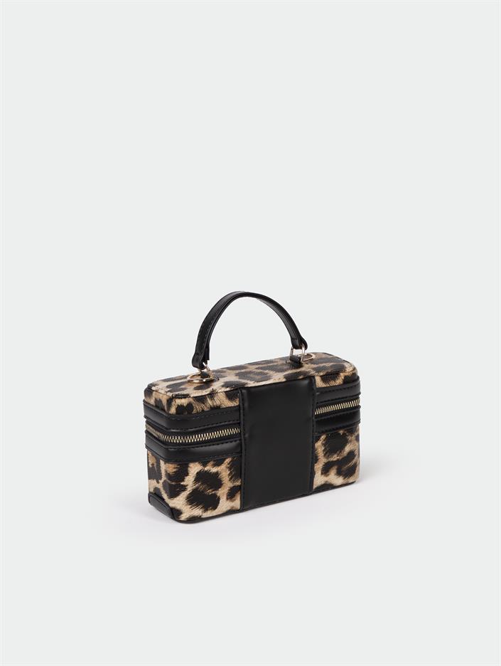 316 MİNİ KUTU ÇANTA LEOPAR 