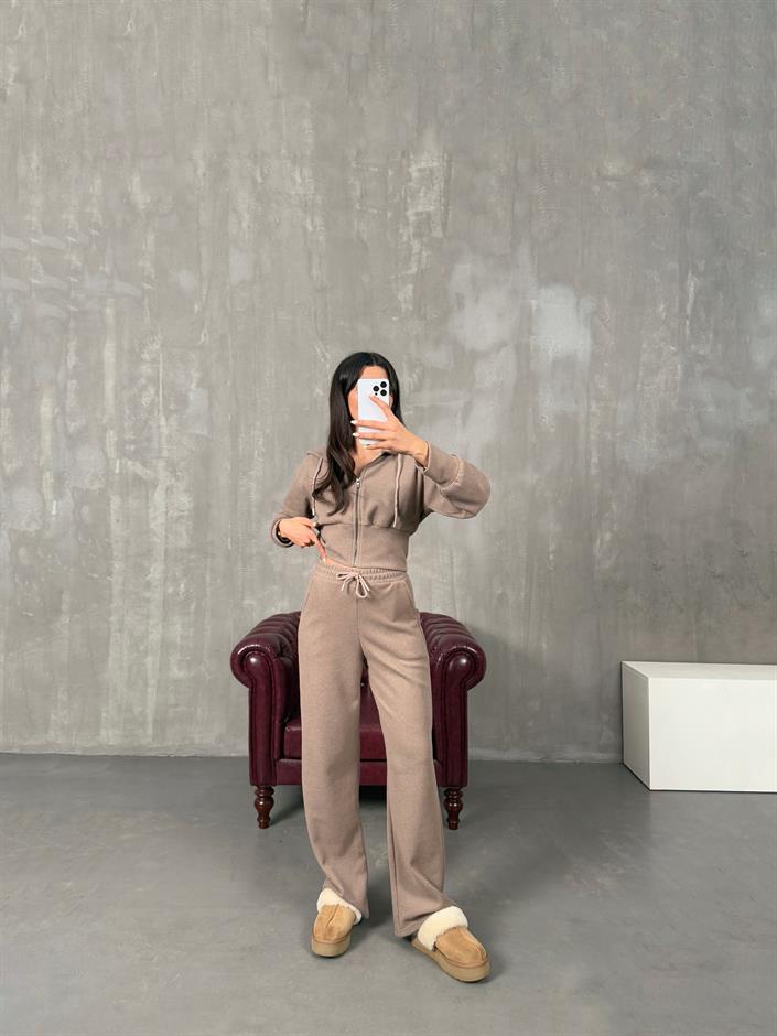 Juno Vizon ZR Model Selanik Kumaş Kapüşonlu Takım