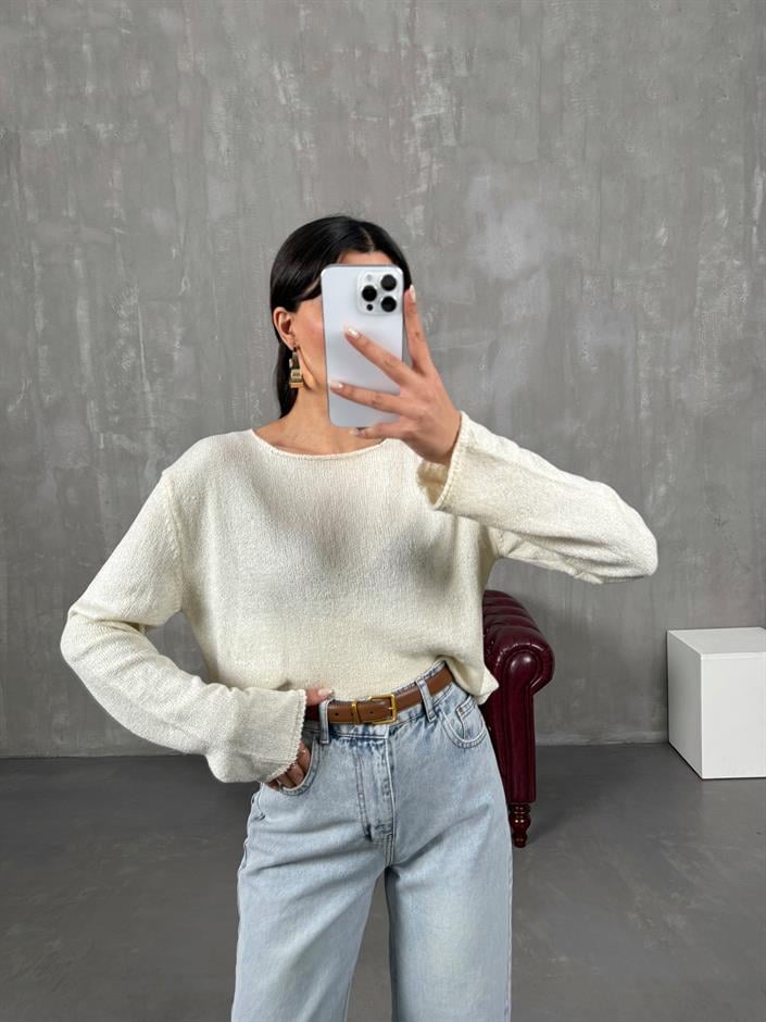 Nebra Krem MD Muadil İnce Triko