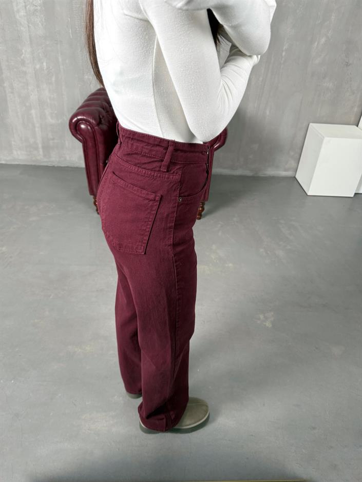 Revin Bordo ZR Model Wide Leg Jean