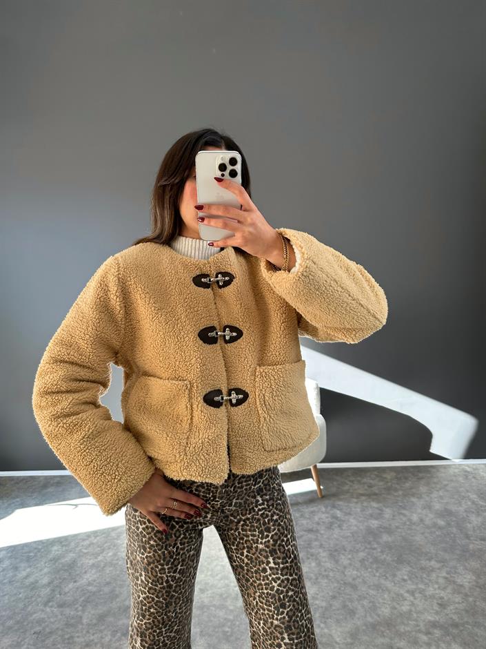 Sua Camel Astarlı Teddy Mont