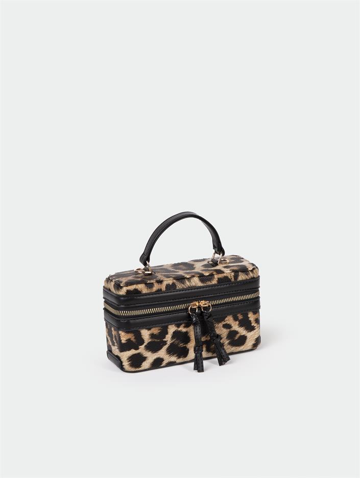 316 MİNİ KUTU ÇANTA LEOPAR 
