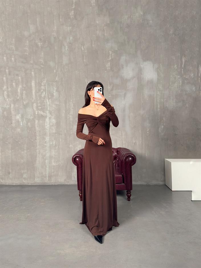Sonia Kahve Madonna Yaka Pinterest Elbise