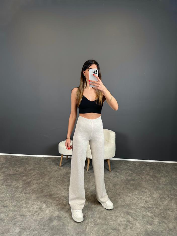 Hully Taş Yumoş Triko Pantolon