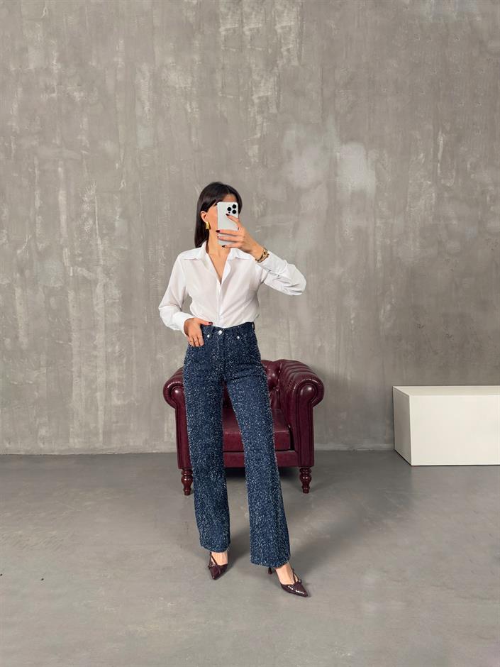 Moris Koyu Mavi ZR Model Straight Jean