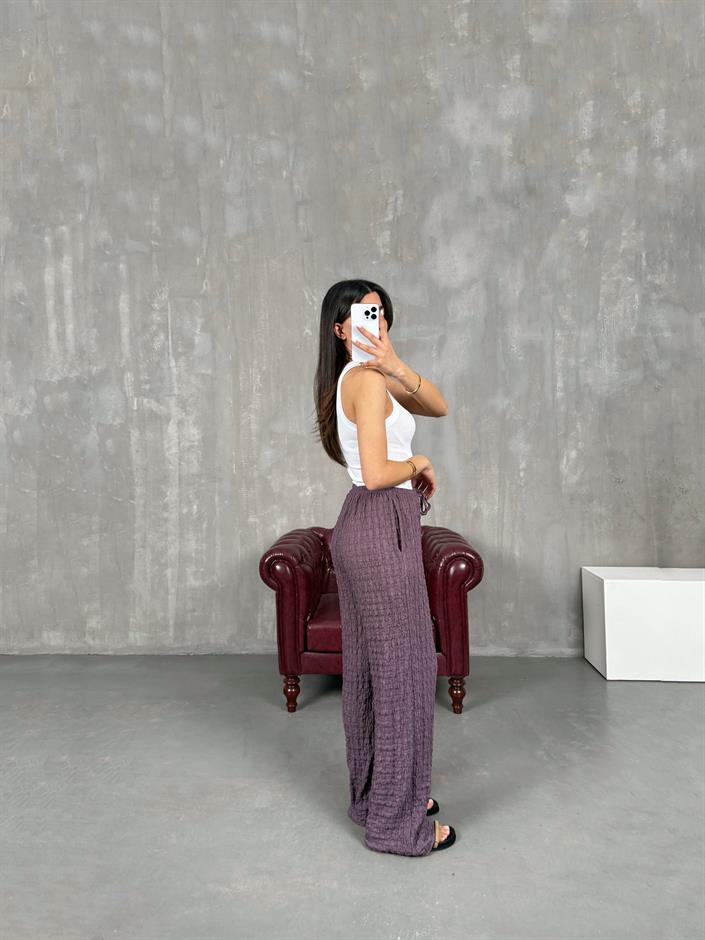 Mürdüm Bürümcük Pantolon Gaus00067