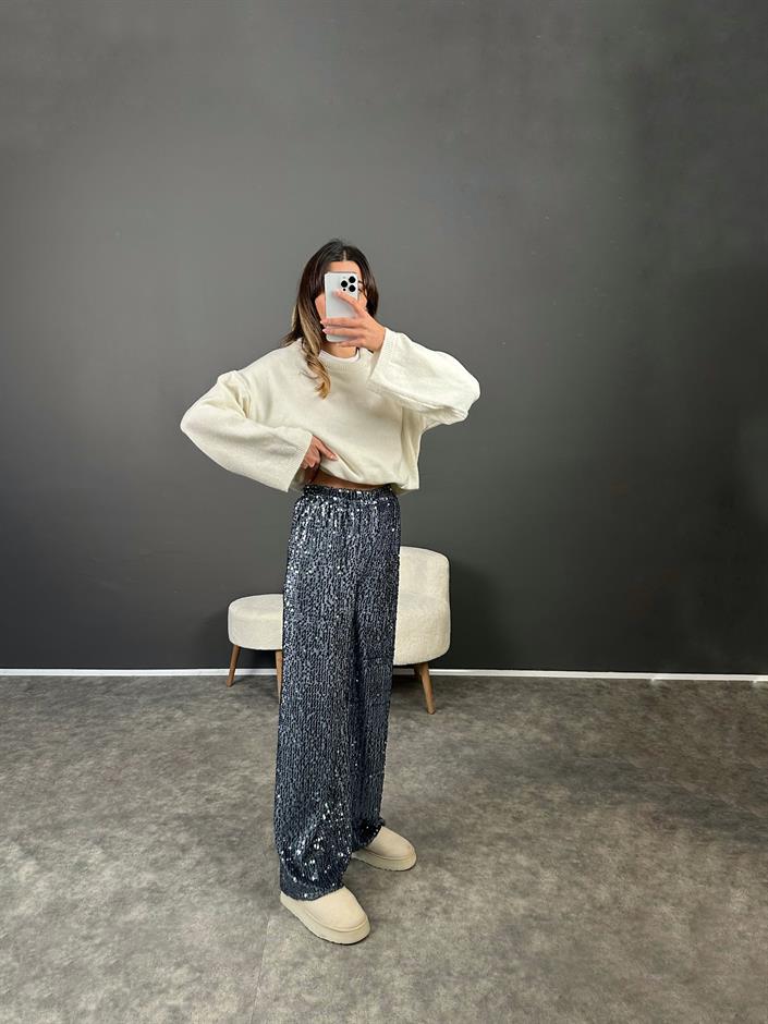 GK Gri Pul Payet Pantolon 