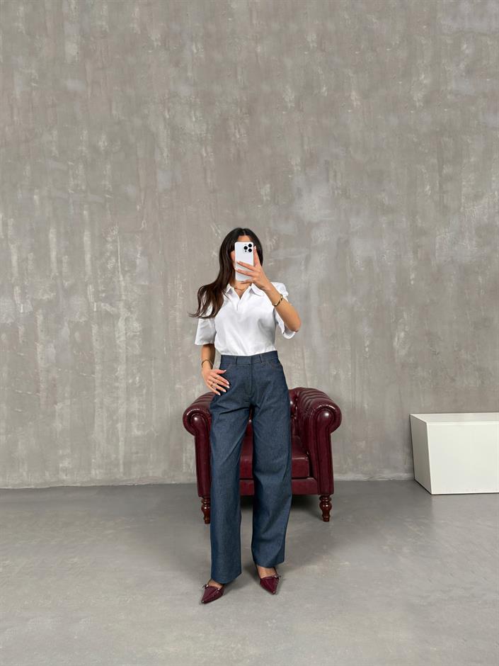 Nadin Mavi Straight Denim Jean