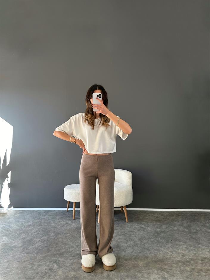 Vizon Pamuk Triko Pantolon 