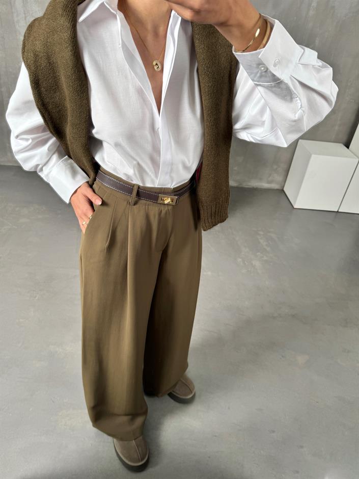 Desse Haki Bol Paça Pantolon