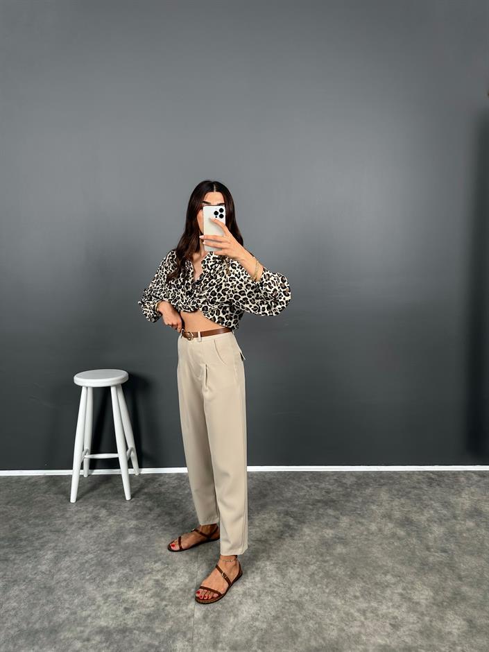 Fido Taş Kemerli Premium Pantolon