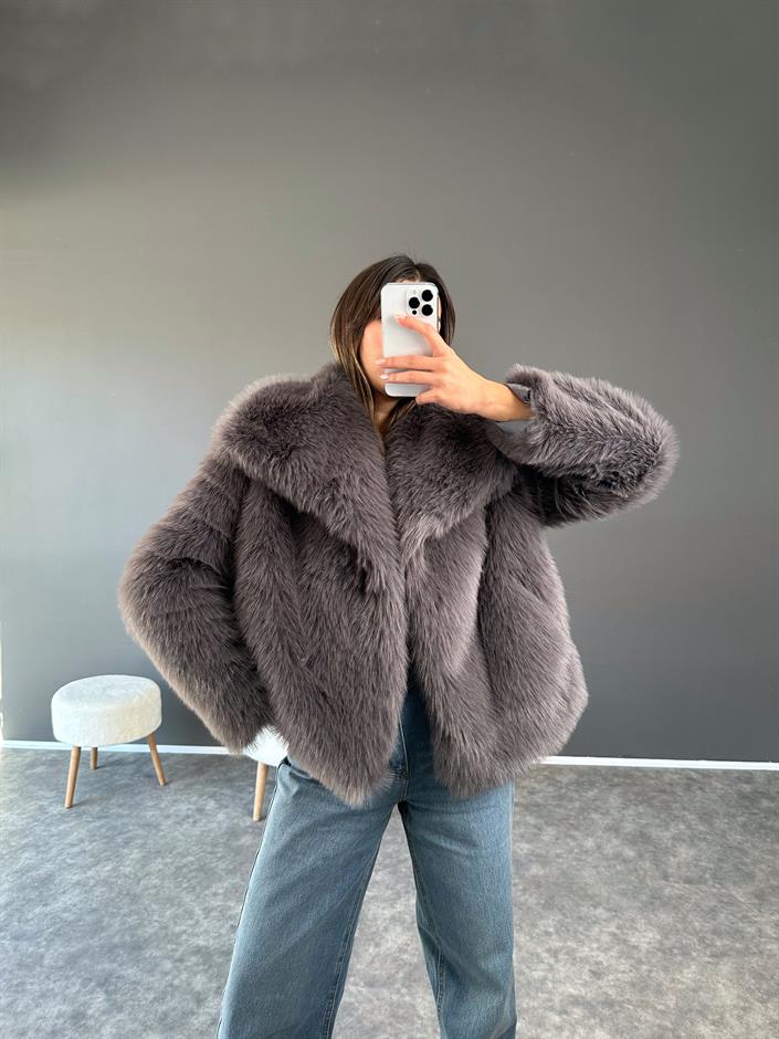 ZR Muadil Gri  Viral Kürk