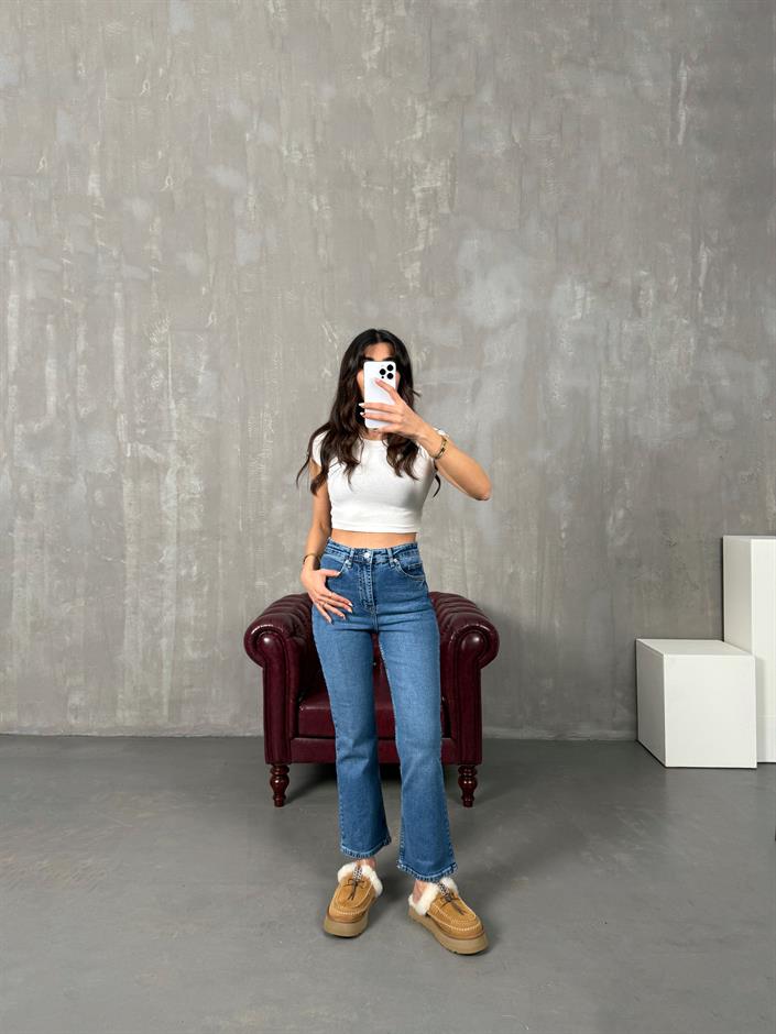 Shake Orta Mavi CS Muadil Flare Jean