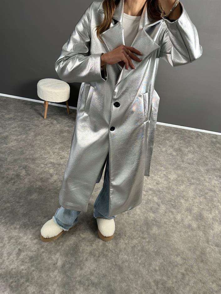 Metalik Rugan Premium Astarlı Kaban 