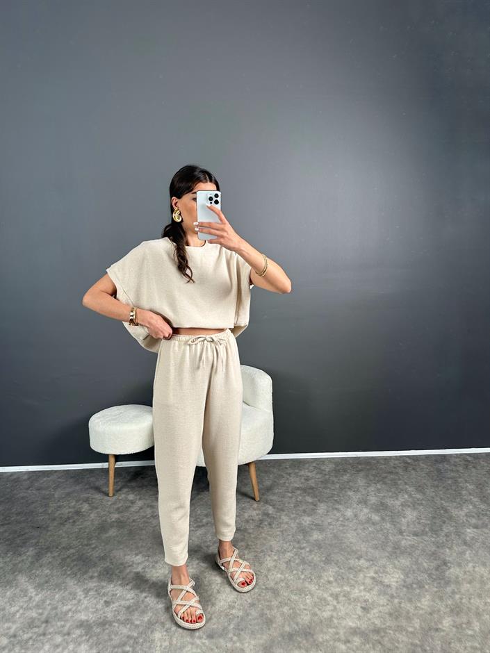 Capsule Premium Keten İkili Takım 