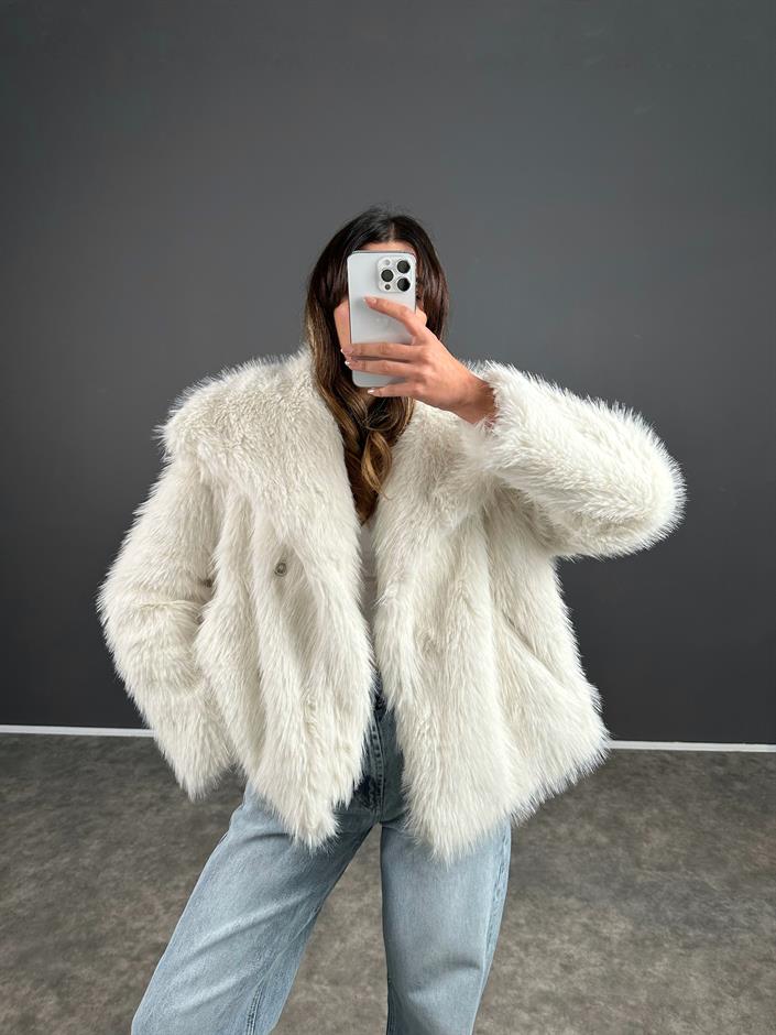 ZR Muadil Ekru Viral Kürk 