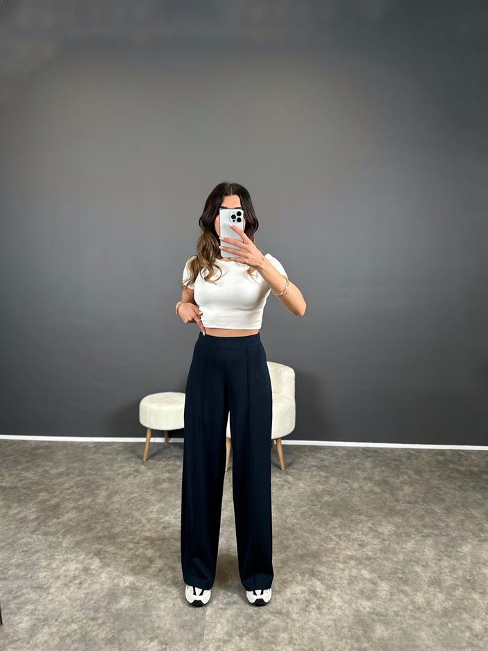 Cleo Antarasit Bol Kesim Modal Kumaş Pantolon 