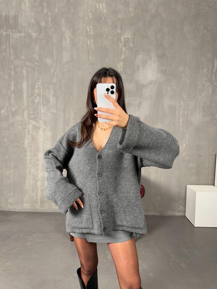 Brone Antrasit Cepli Pinterest Triko Hırka